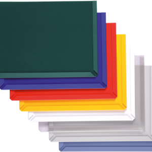 Hook & Loop backed Document Display Pockets, colour range