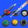 Adhesive backed Pen Clips, product colour range