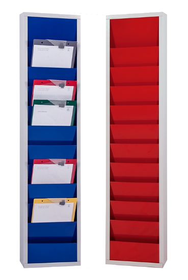 Steel Document & Clipboard Rack, colour range