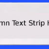 Magnetic backed, Column Text Strip Holder