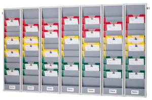 7-day, Rail Mounted Rotating Document Rack Kit