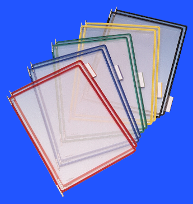 Document Swivel Frame, TA pockets colour range