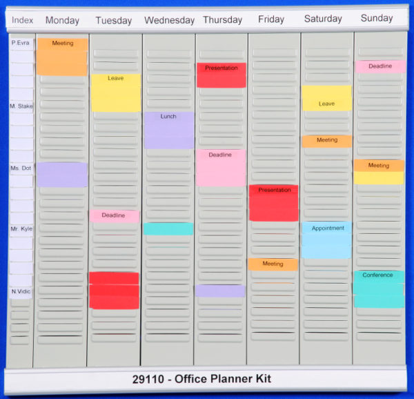 Office Planner T-Card Kit (29112), size 2
