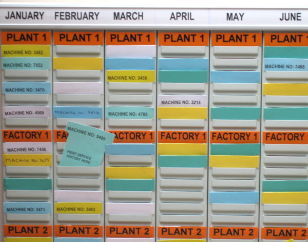 Planned Maintenance T-Card Kit (WPMB-32), example application