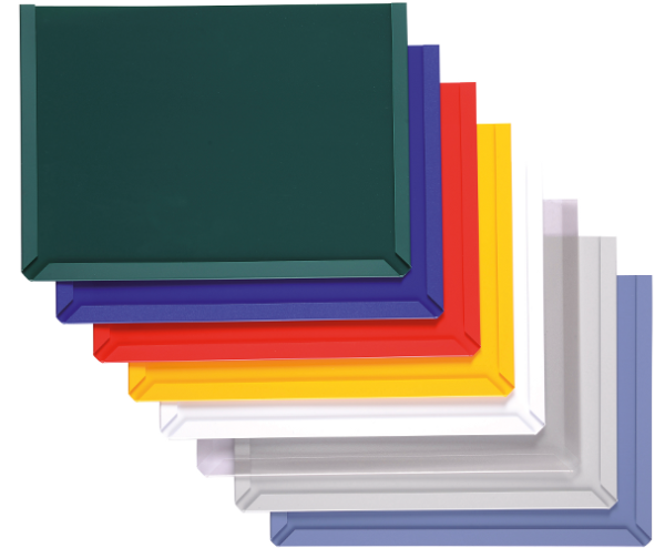 Document Pockets, colour swatch for all backings