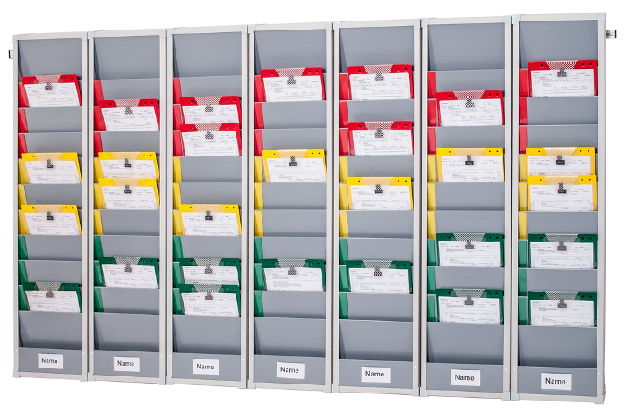 Rotating Document Rack kit, 7-day, rail mounted