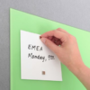 Magnetically attach documents to Glass Whiteboard surface
