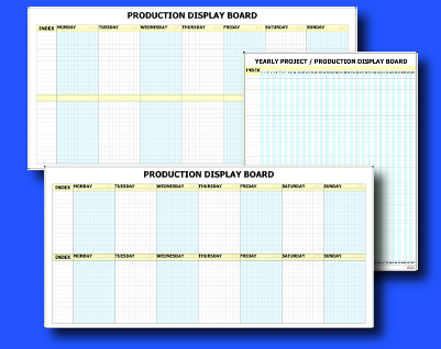 Eurocharts range of Pre-Printed Whiteboard Kits