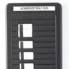 Badge Rack, Double Column, Cropped