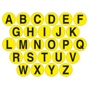 Floor Identification Marker - Letters