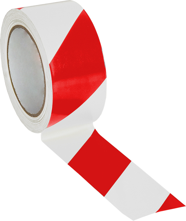 Warehouse Marking Tape, Red & White