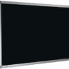 Fire Rated Noticeboard -Black Felt, Aluminium Frame