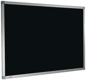Premier Felt Noticeboard, Black, Aluminium Frame