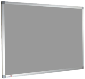Premier Felt Noticeboard, Grey, Aluminium Framed