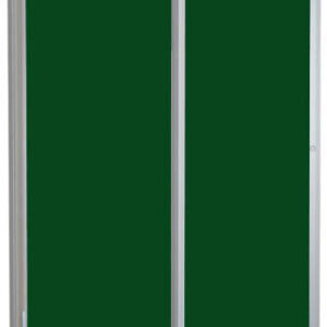 Fire Rated Tamper Proof Noticeboard - Green Felt, Single Door