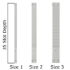 Plastic T-Card Panels, 35 Slot Depth - Plastic T-Card Systems