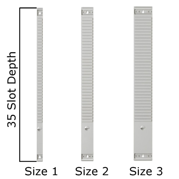 Plastic T-Card Panels, 35 Slot Depth - Plastic T-Card Systems