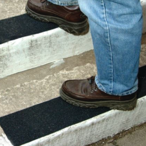 Anti-Slip Stair Tread. Unprinted, Plain Black