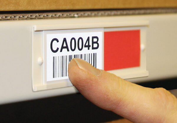 Stock Identity Slider With Printed Barcode Sticker