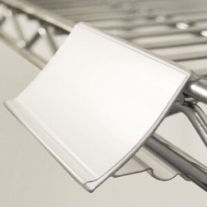 Wire Shelving Label: 45 Degree Angle
