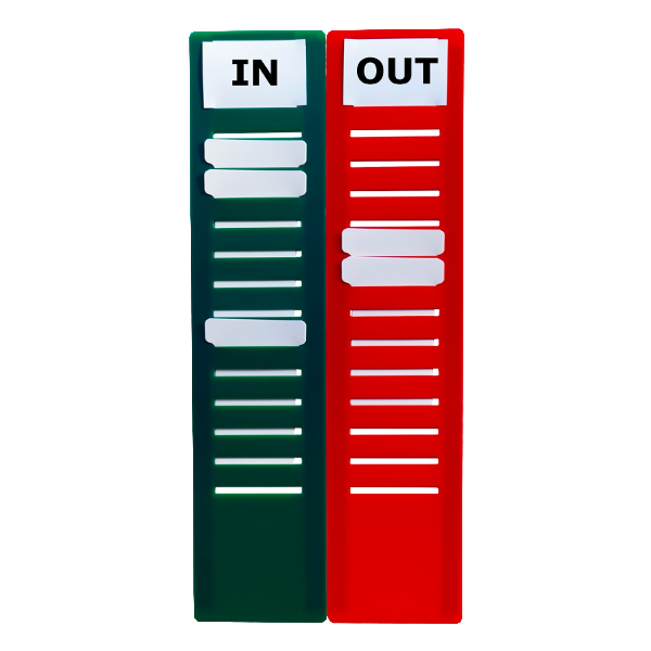 Infini-T In / Out Board. 13 name capacity