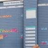 Fixed frame Channel Planner Board Sliding Index Panel